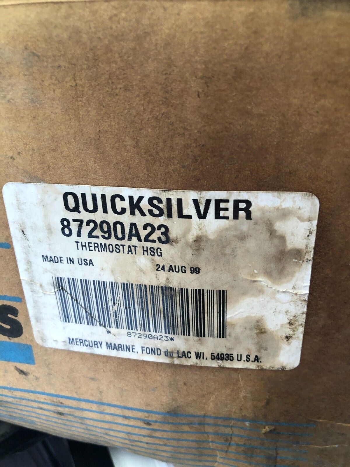 OEM Quicksilver, Mercruiser 87290A23 FITS 4.3-5.0-5.7 L GM Thermostat Housing