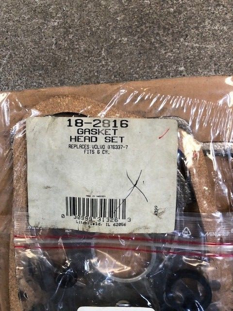 New 876337, 876337-7, 18-2816 Head Gasket Set, Volvo 6 Cyl, NLA