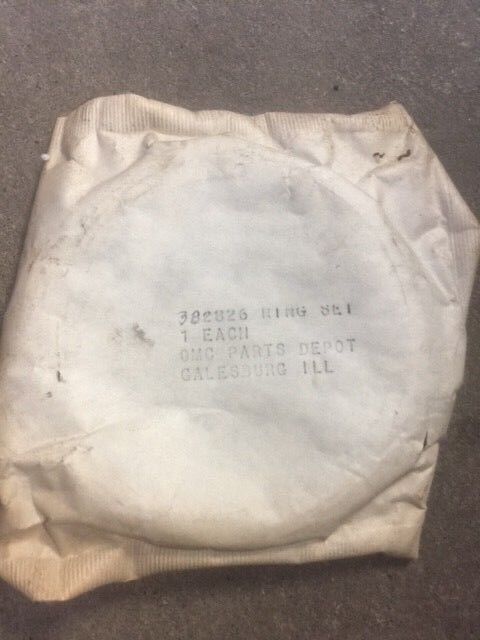 New OEM 382826, 0382826 Johnson, Evinrude, OMC Piston Ring Set 0.20