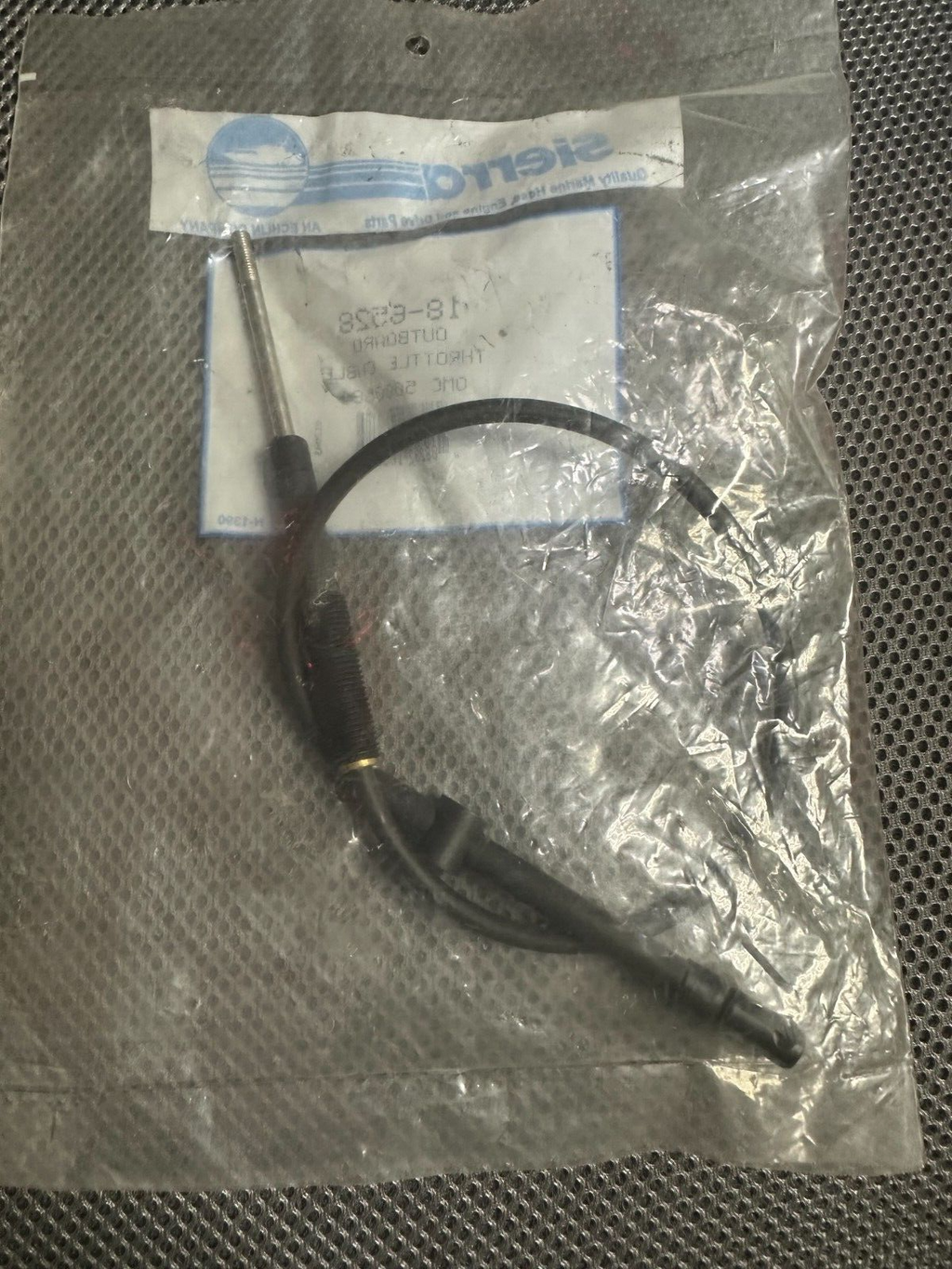 NEW 18-6528 Sierra Outboard Throttle Cable, OMC 5000581