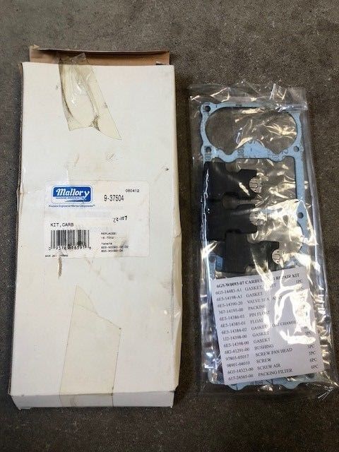 9-37504 Mallory Carb Carburator Kit, 18-7002, 6E5-W0093-08-00 Yamaha