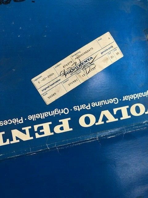 NEW OEM Volvo Penta MD1B Gasket Set 876378, VOL876378