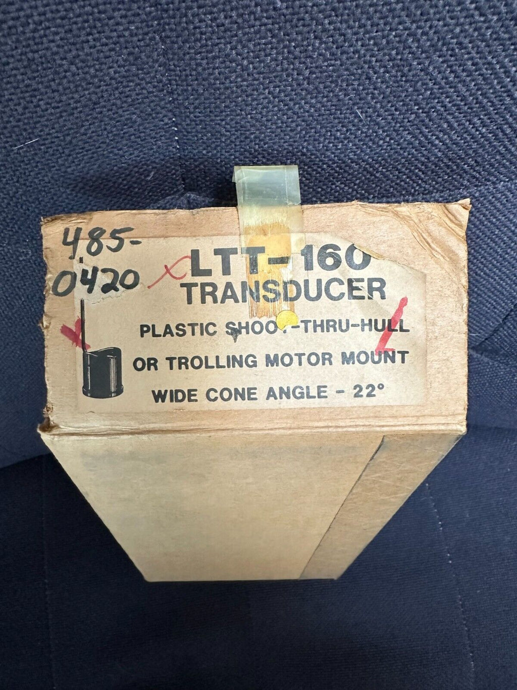 LOWRANCE LTT - 160 TRANSDUCER Plastic Shoot - Thru Hull or Trolling Motor Mount