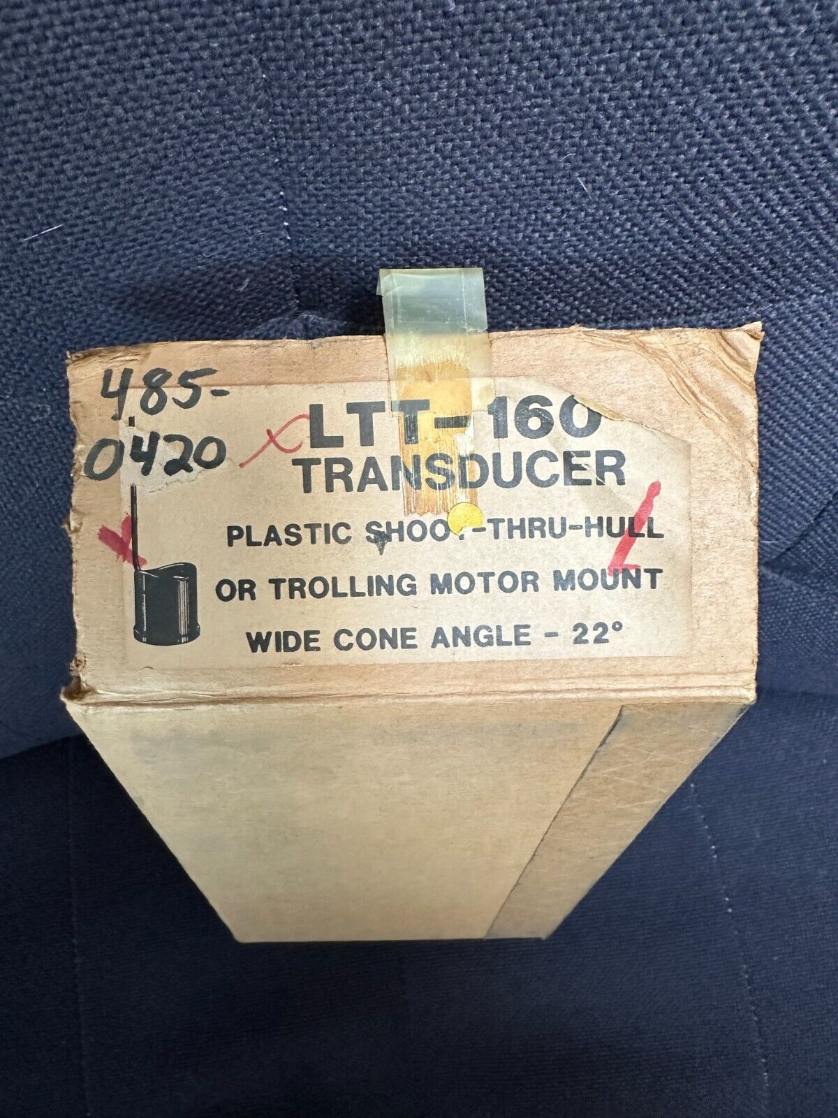 LOWRANCE LTT - 160 TRANSDUCER Plastic Shoot - Thru Hull or Trolling Motor Mount
