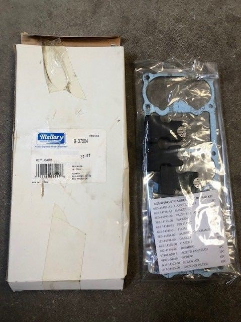 9-37504 Mallory Carb Carburator Kit, 18-7002, 6E5-W0093-08-00 Yamaha