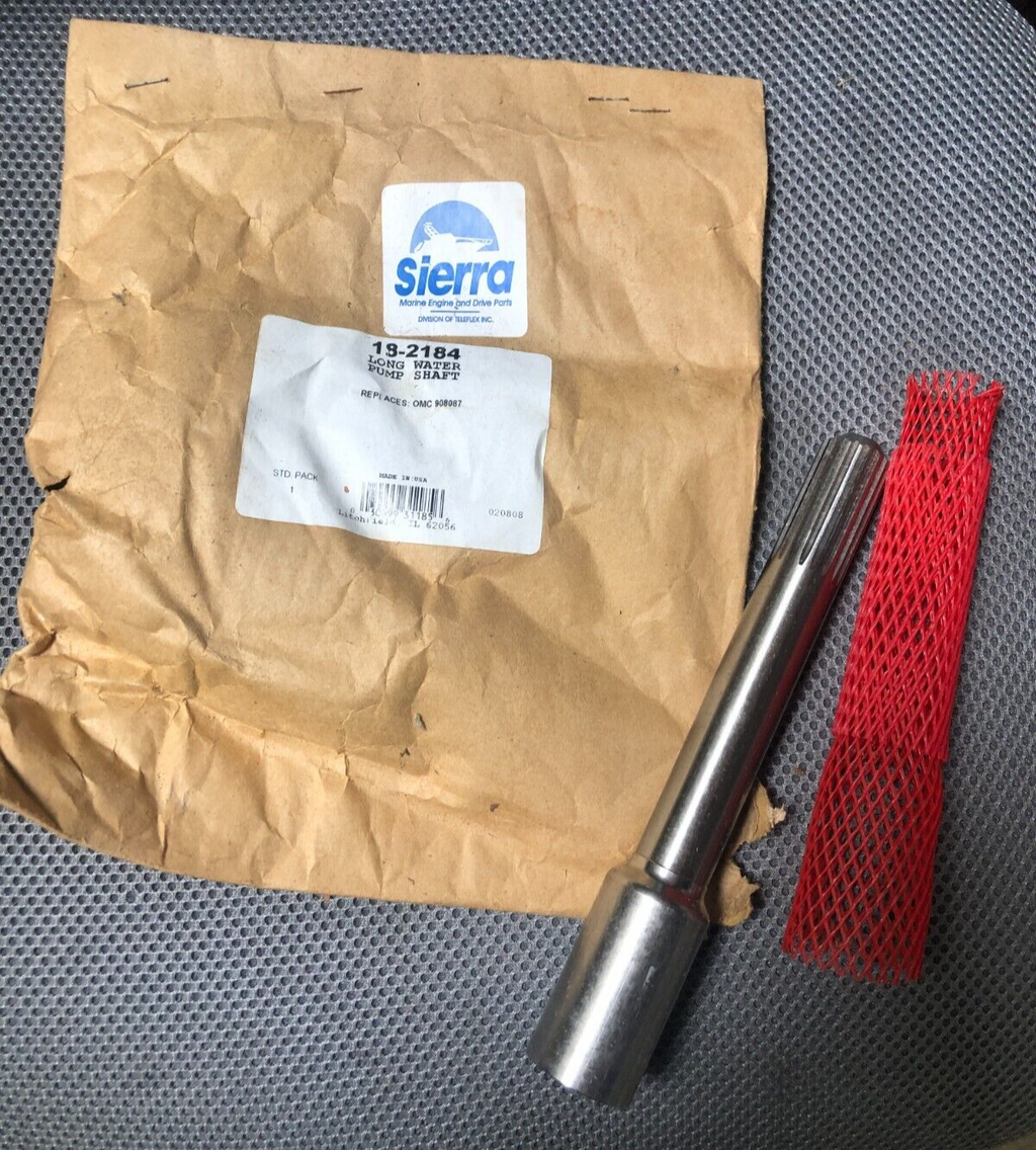 18-2184 SIERRA LONG WATER PUMP SHAFT 908087 OMC