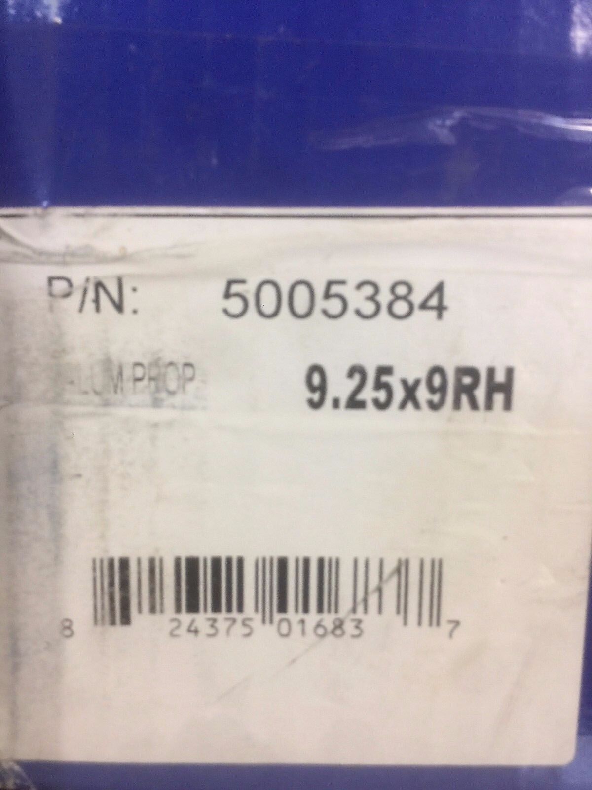 New 5005384 OMC, Johnson, Evinrude Propeller 9.25 x 9 Right Hand