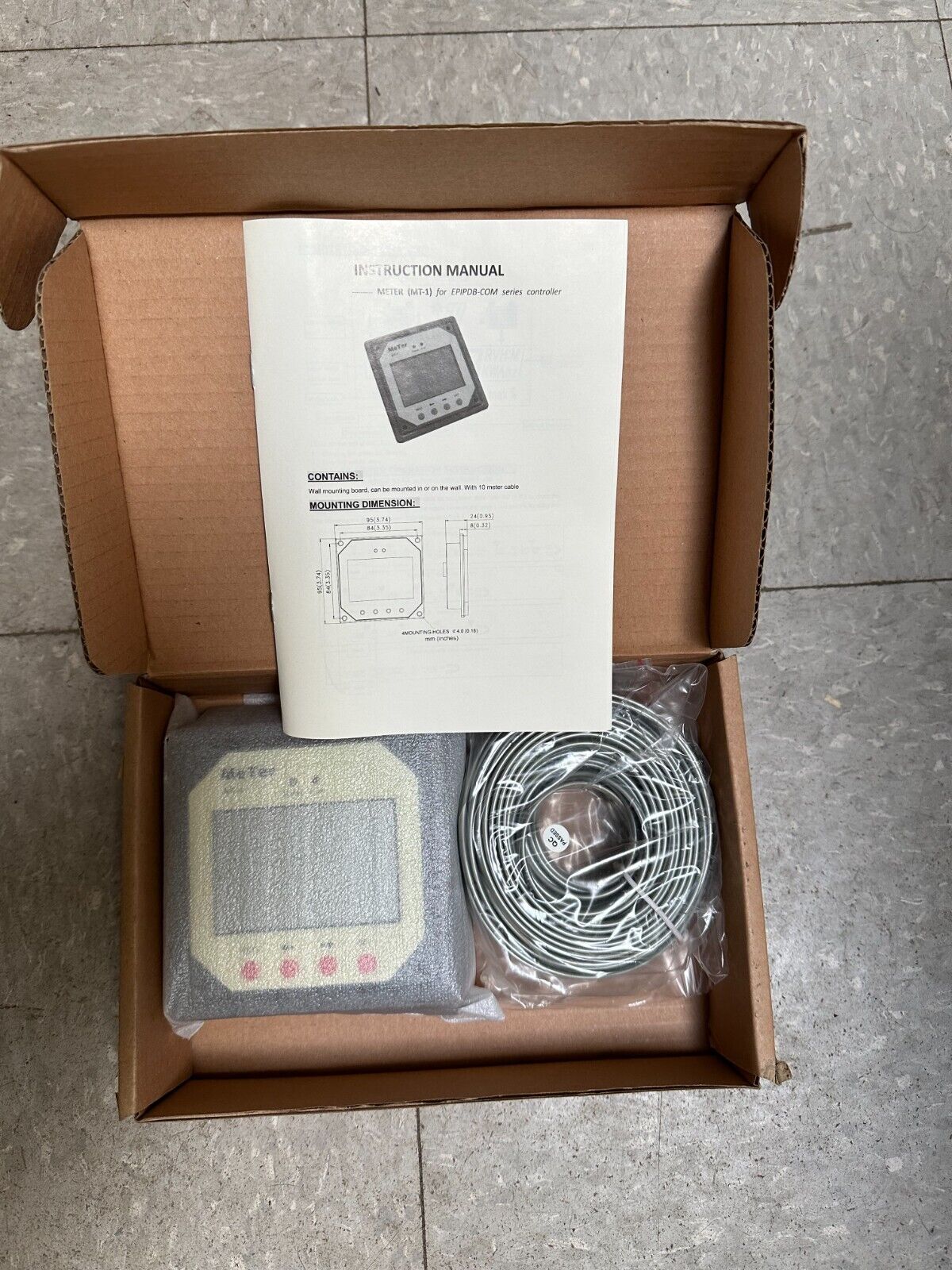 GANZ ECO ENERGY REMOTE METER FOR DUAL CHARGE CONTROLLER