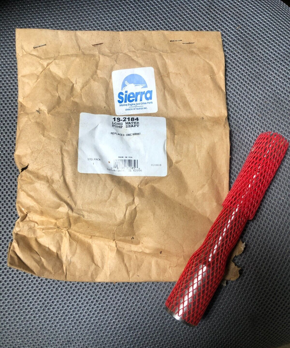 18-2184 SIERRA LONG WATER PUMP SHAFT 908087 OMC