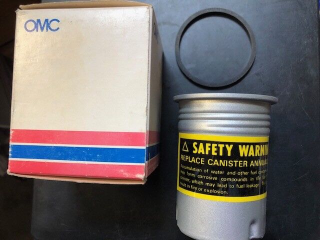 New OEM 0981911, 981911 OMC, Johnson, Evinrude Fuel Canister and Gasket