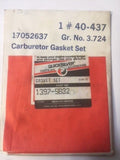 New OEM 1397-5832 Carburetor Gasket Set, Quicksilver, Mercruiser 