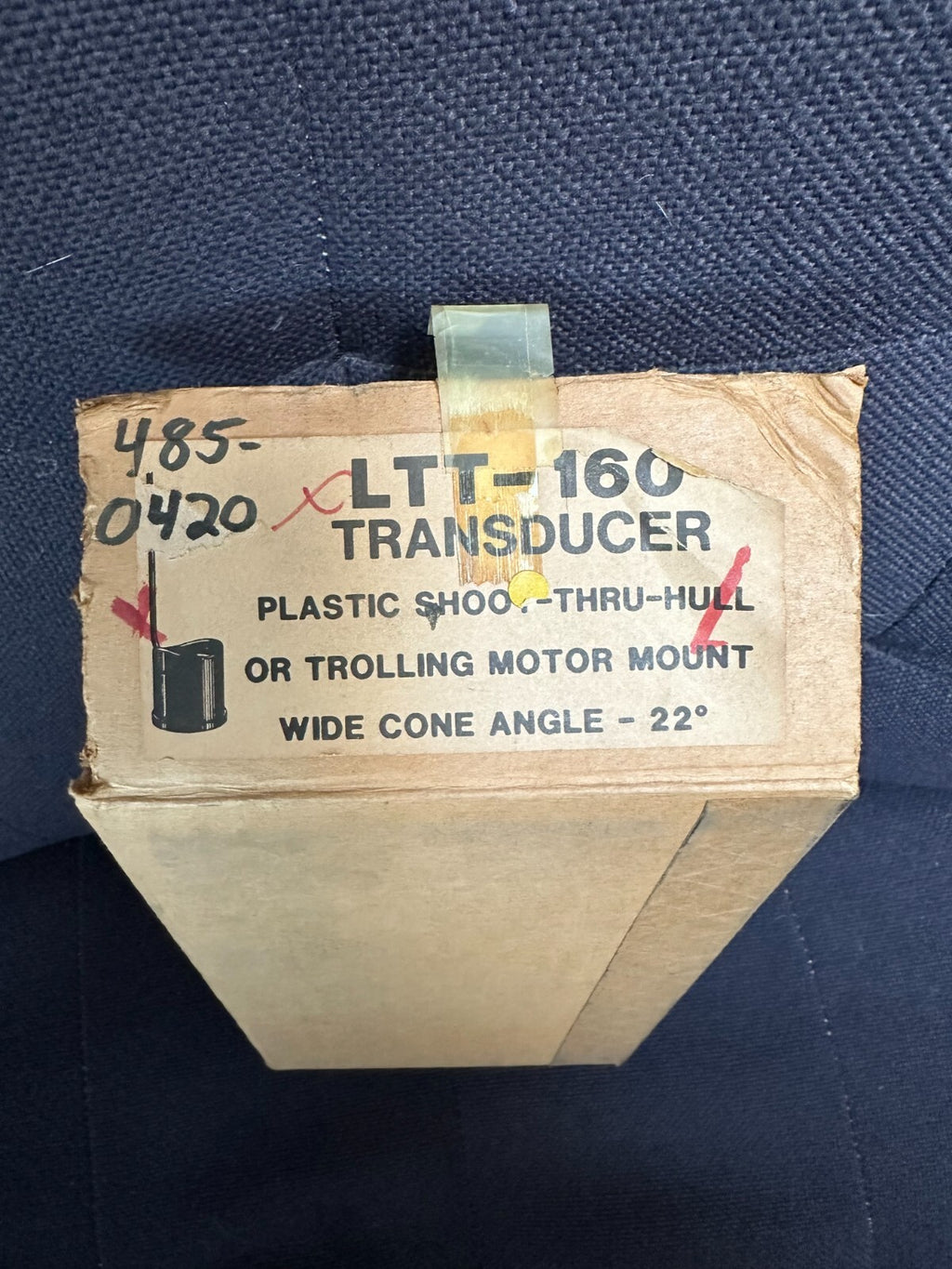 LOWRANCE LTT - 160 TRANSDUCER Plastic Shoot - Thru Hull or Trolling Motor Mount