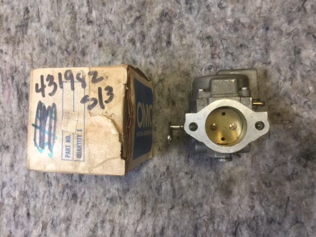 0431982, 431982 OMC, Johnson, Evinrude Carburator Assembly
