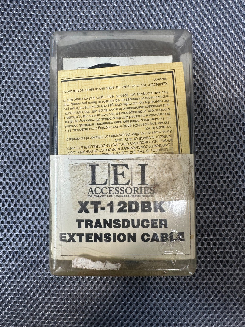 LEI LOWRANCE XT-12DBK TRANSDUCER EXTENSION CABLE