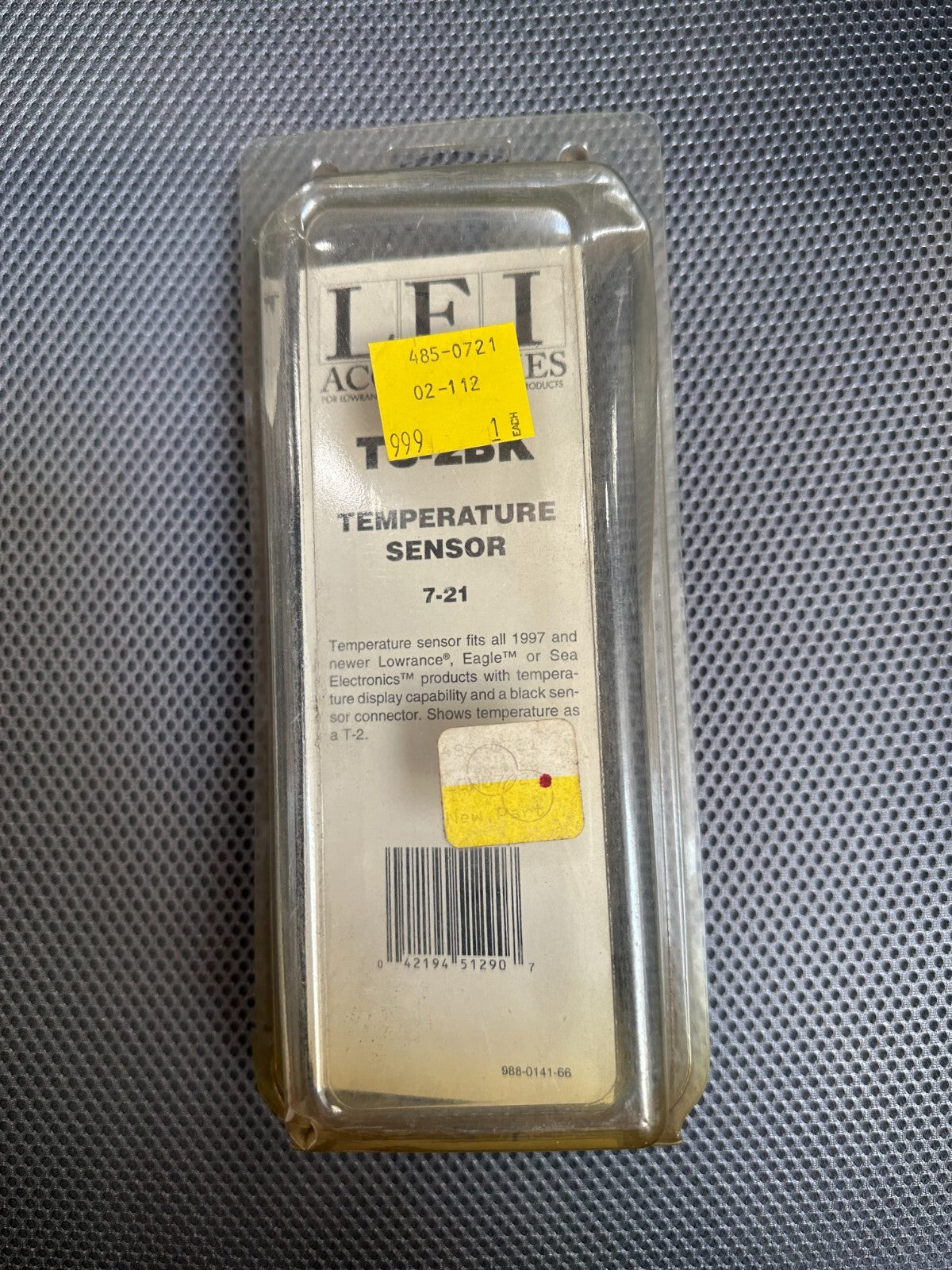 LEI LOWRENCE TS-2BK TEMPERATURE SENSOR 7-21