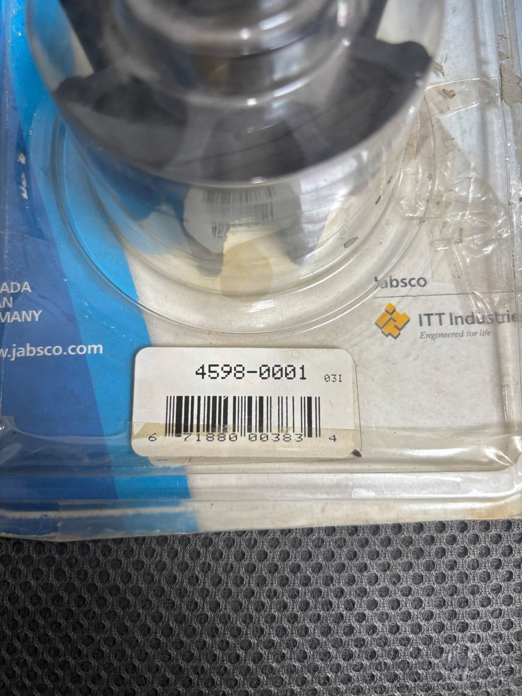 Genuine Jabsco Impeller Kit 4598-0001