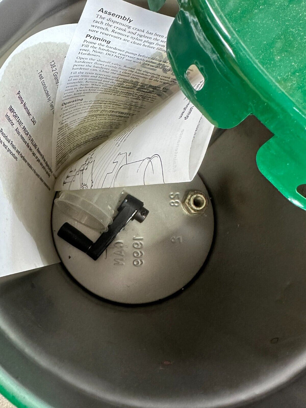 309-3 WEST SYSTEM GEAR PUMP 3:1 RATIO