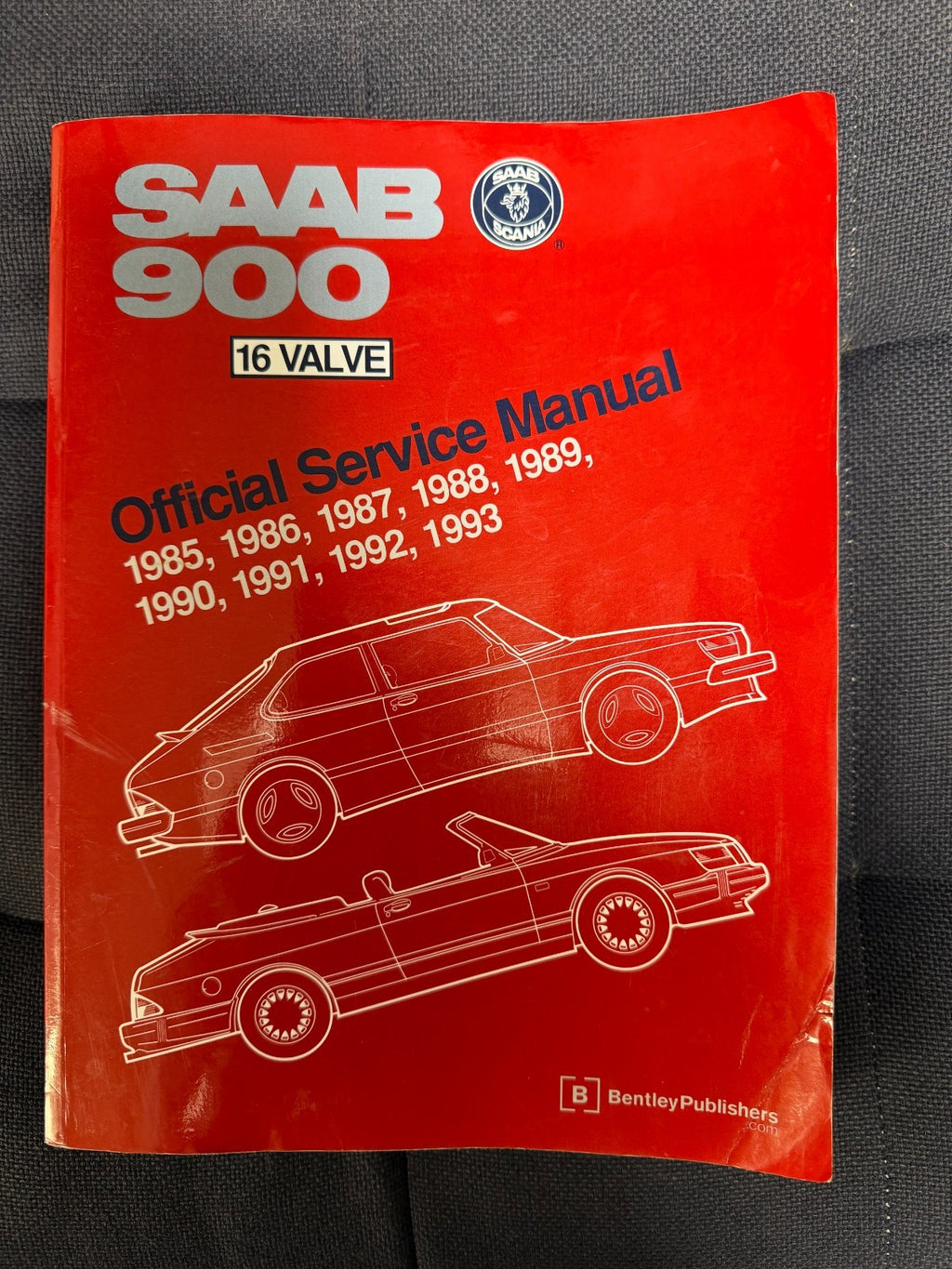 SAAB 900 OFFICIAL SERVICE MANUAL 1985-1993, BENTLEY PUBLISHERS