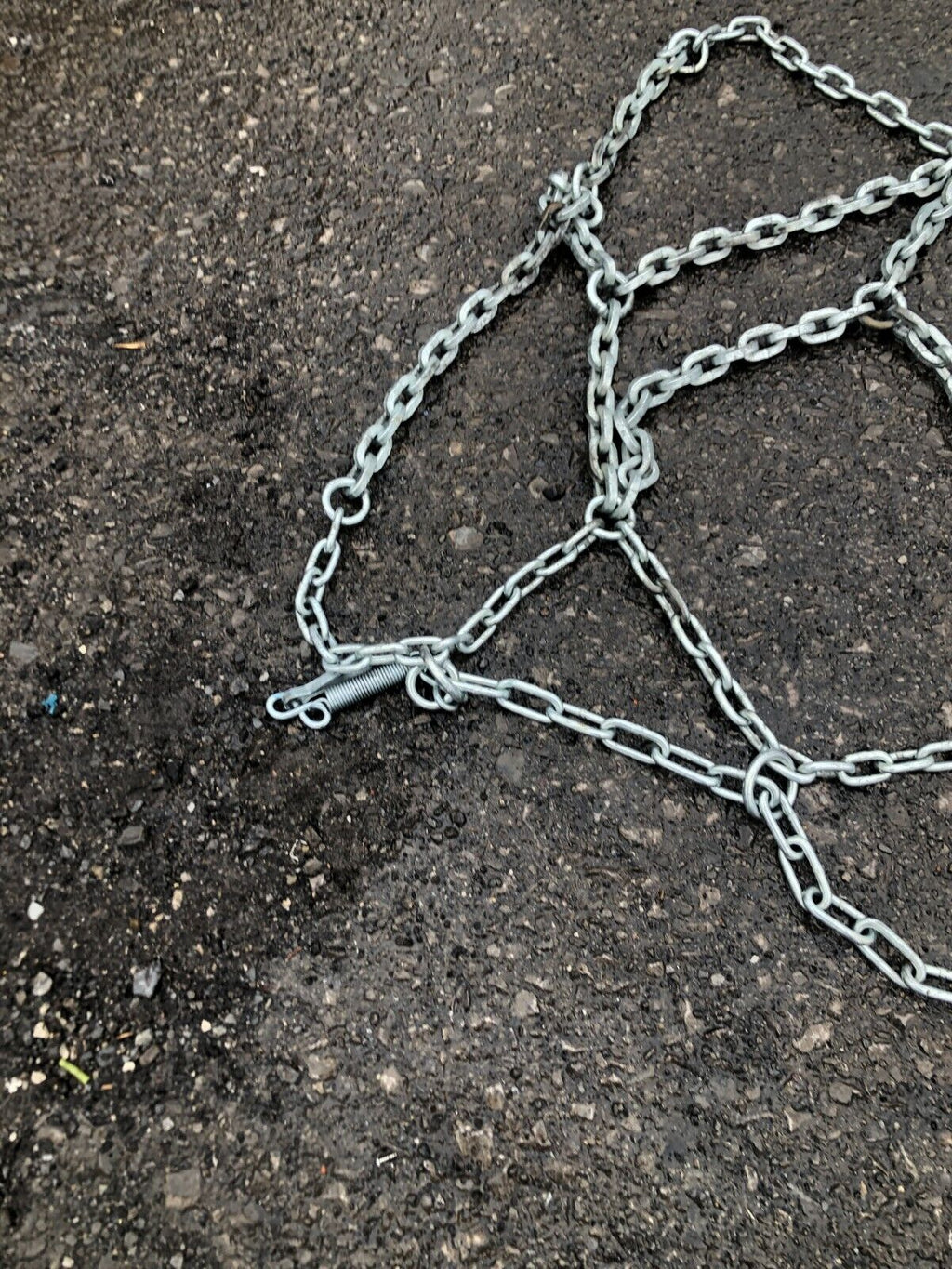 TIRE CHAINS STAINLESS STEEL MILITARY DUTY FITS 14.00-20 TIRE, SOLD AS SET OF 2