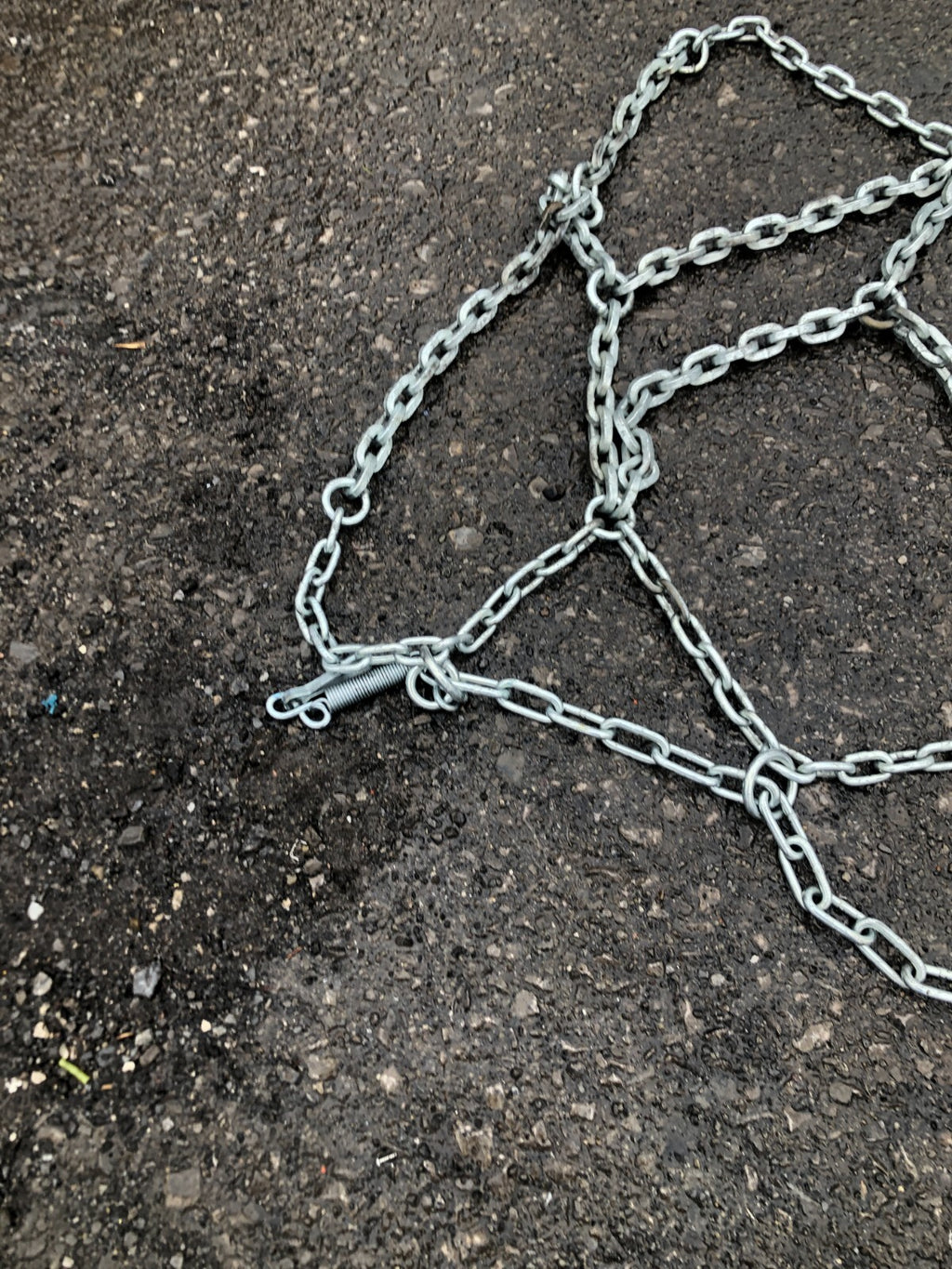 TIRE CHAINS STAINLESS STEEL MILITARY DUTY FITS 14.00-20 TIRE, SOLD AS SET OF 2