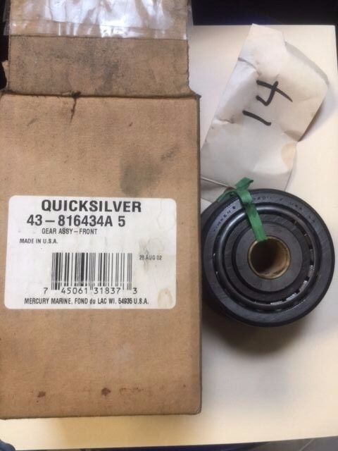 43-816434A 5, 816434A 5, Quicksilver, Mercury, Mercruiser Gear Assembly-Front