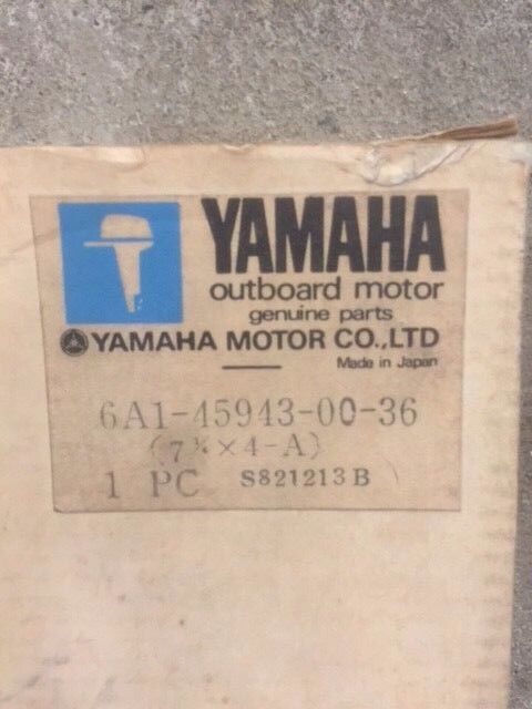New OEM Yamaha 6A1-45943-00-36, 6A1-45943-00-EL-052 S, 7-1/4 X 4 - A