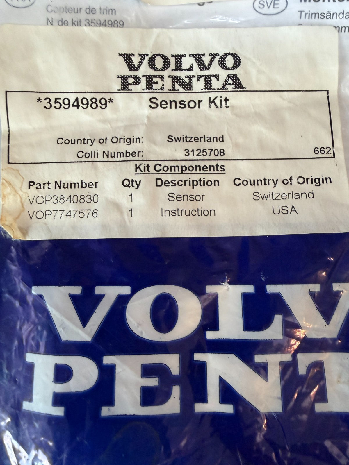 NEW OEM VOLVO PENTA SENSOR KIT 3594989