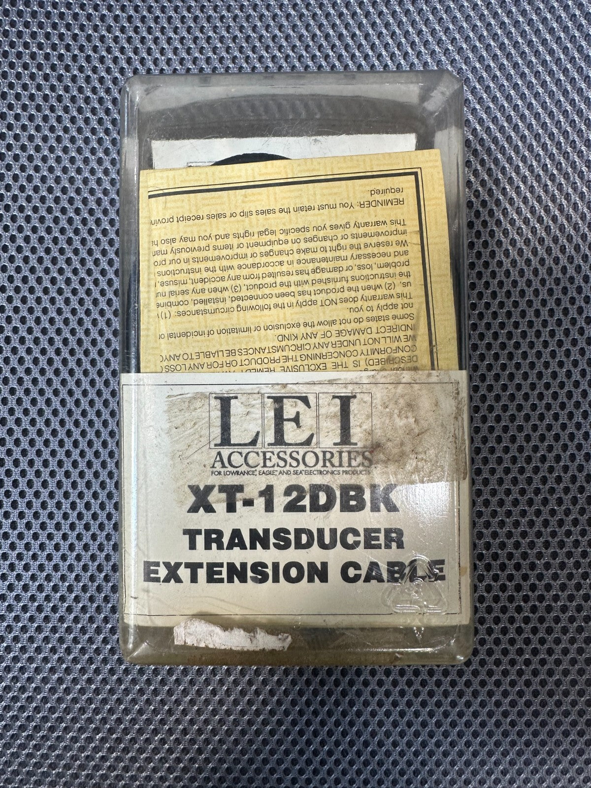LEI LOWRANCE SX-12BK SPEED/TEMP SENSOR EXTENSION CABLE