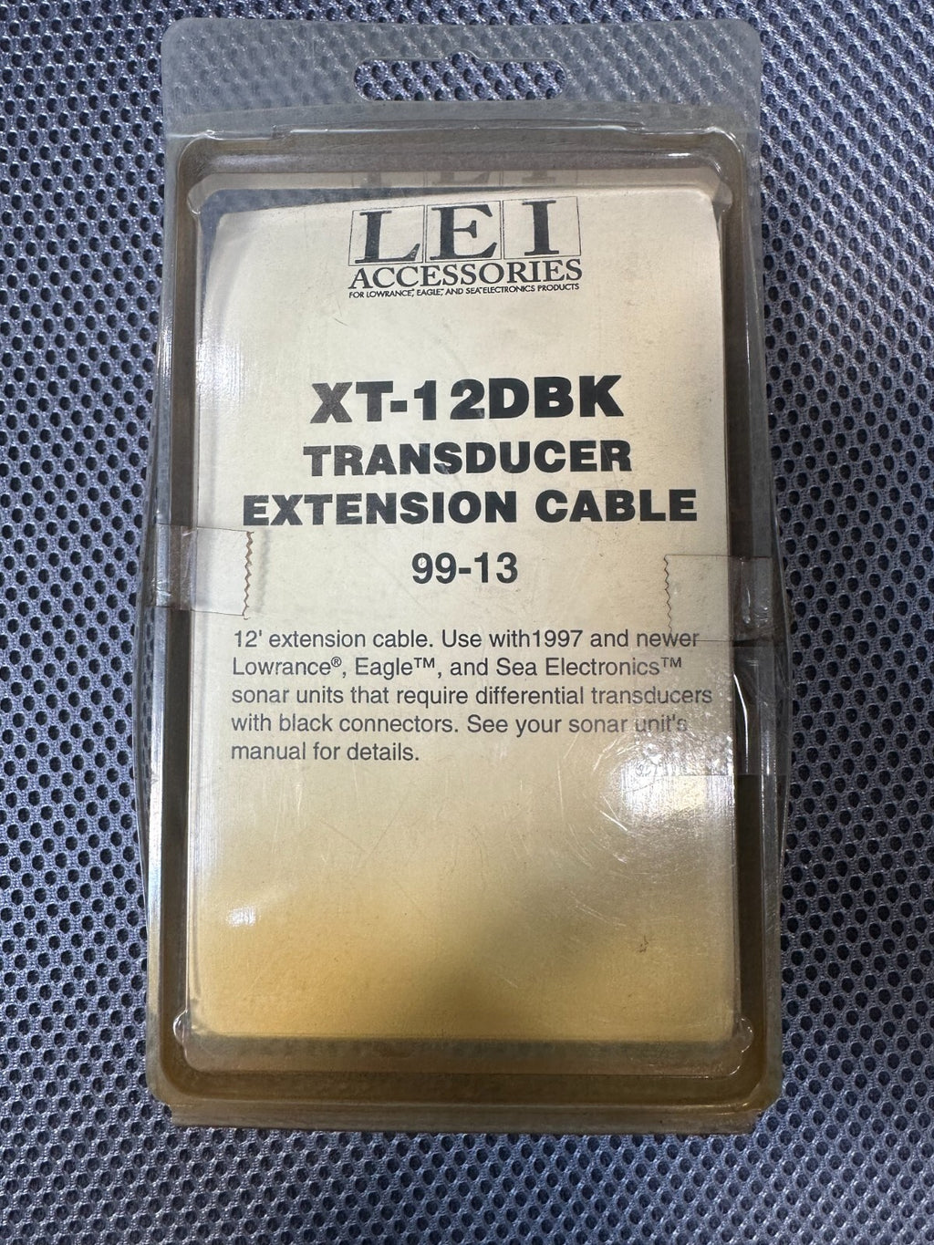 LEI LOWRANCE SX-12BK SPEED/TEMP SENSOR EXTENSION CABLE