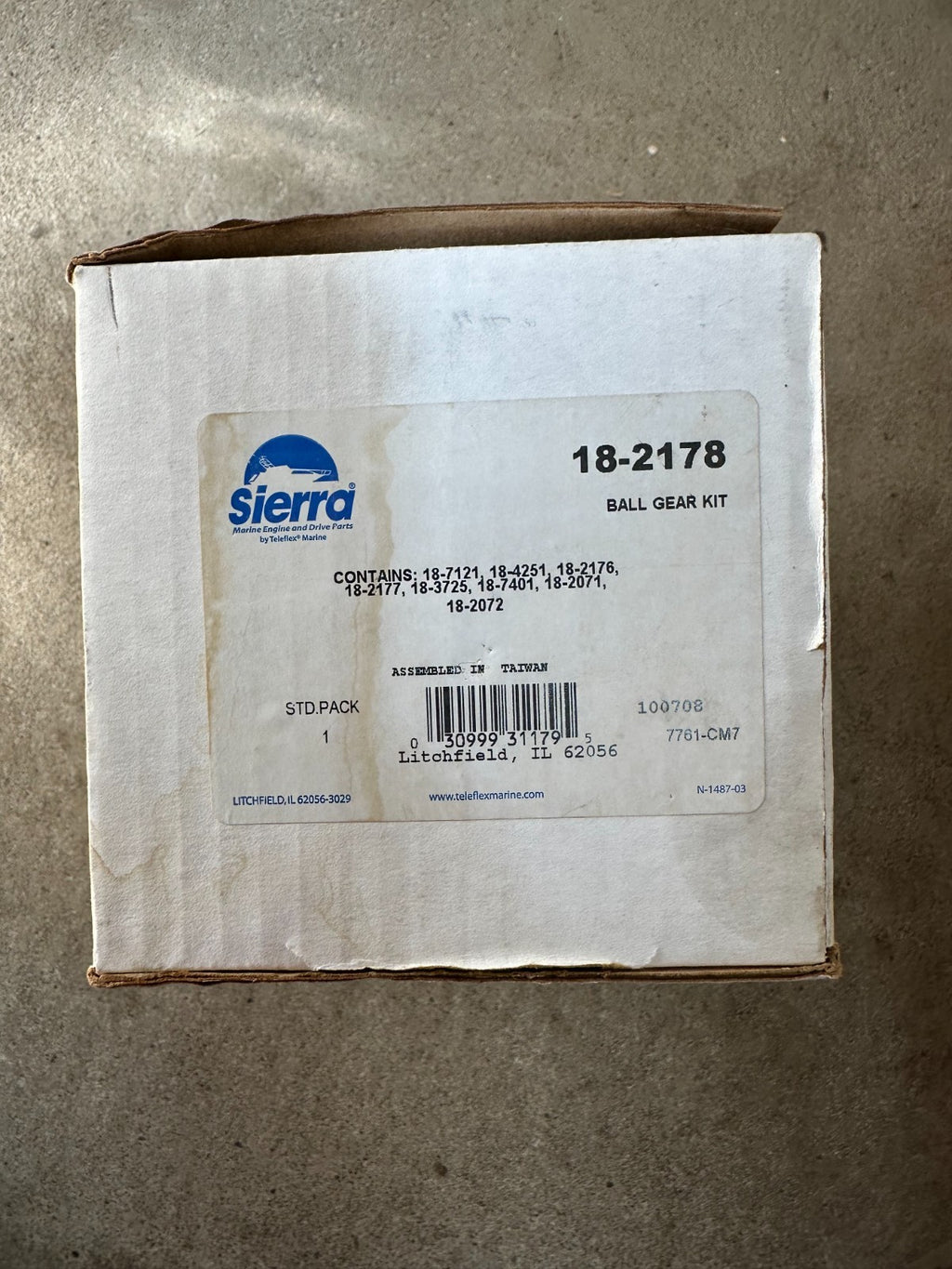 18-2178 SIERRA BALL GEAR KIT