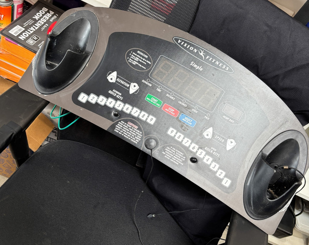Vision Fitness TF9250 Treadmill Console