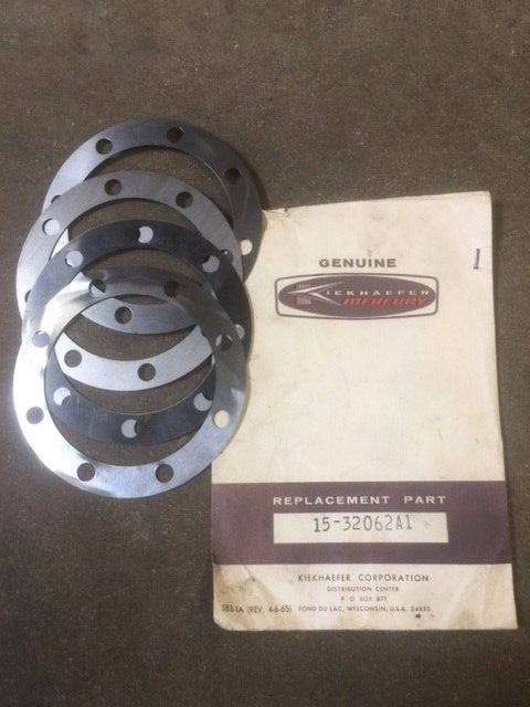 New OEM Mercury, Kiekhaefer 15-32062A1, 32062A1 Upper Gear Case Shims, Outboard
