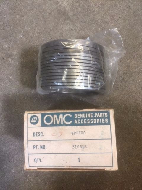 New 0310818, 310818 OEM OMC, Johnson, Evinrude Spring