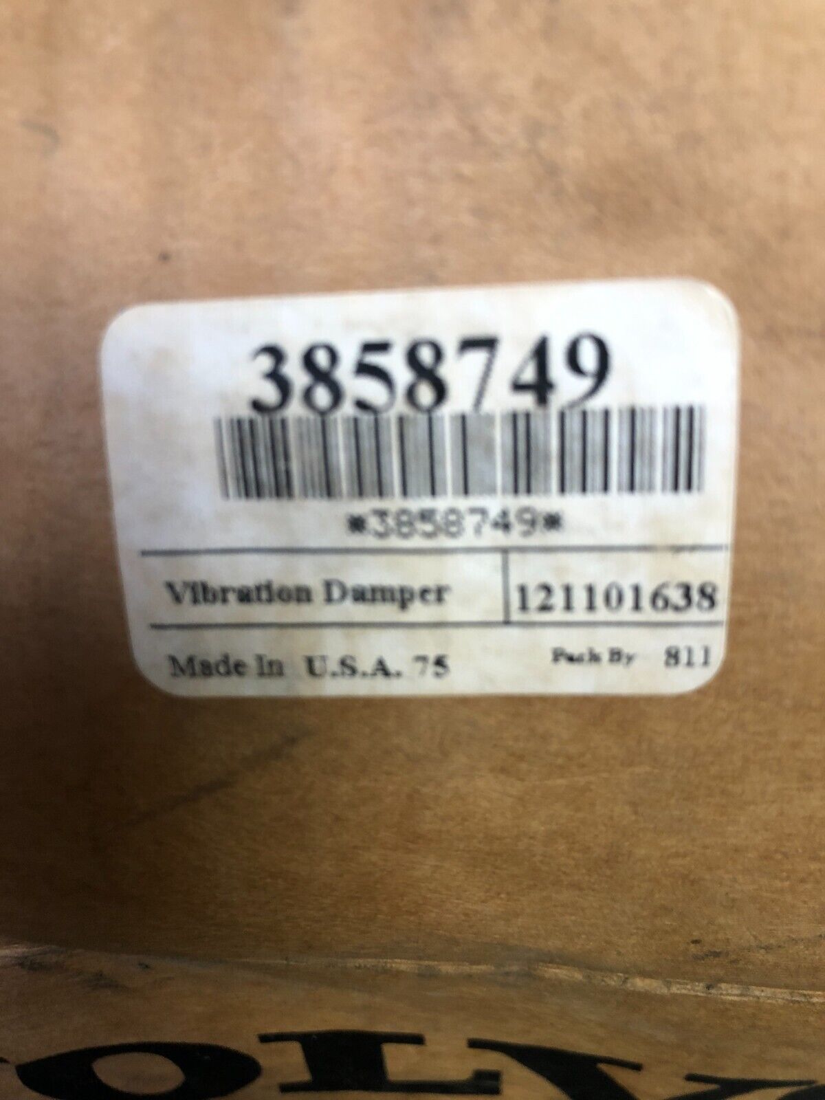 3858749 ENGINE COUPLER VOLVO PENTA