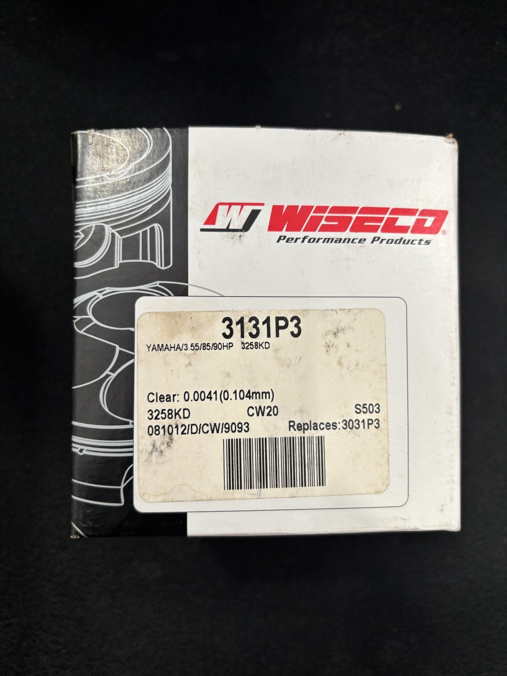 Wiseco Performance Products Yamaha/3 55/85/90HP