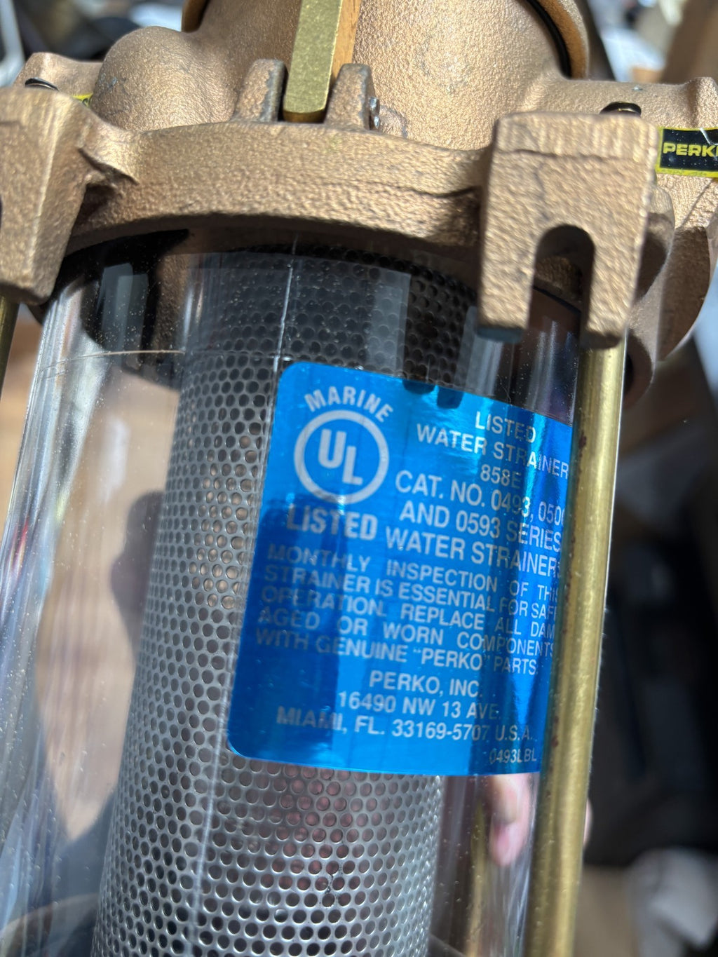 Perko Intake Water Strainer 0493004PLB