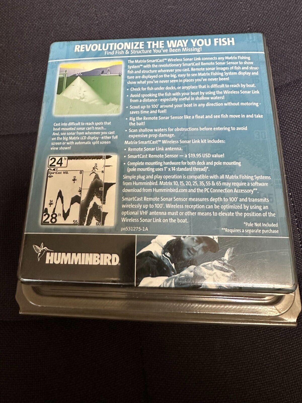 HUMMINGBIRD MATRIX SMARTCAST WIRELESS SONAR LINK AS RSL