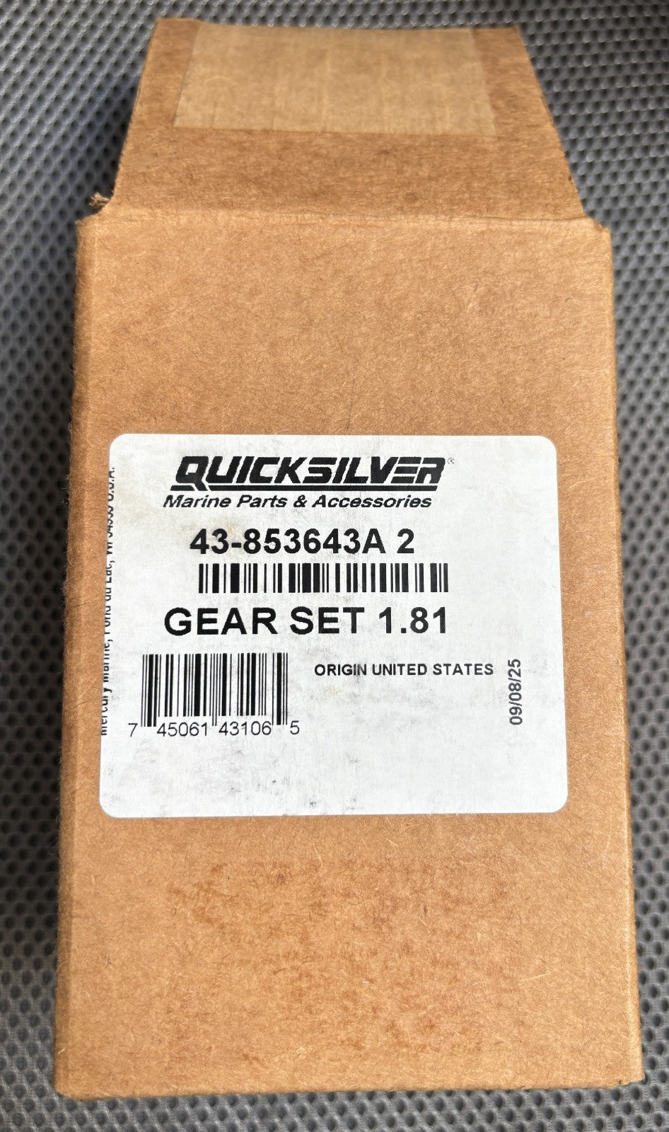 Quicksilver Gear Set 1.81 43-853643A