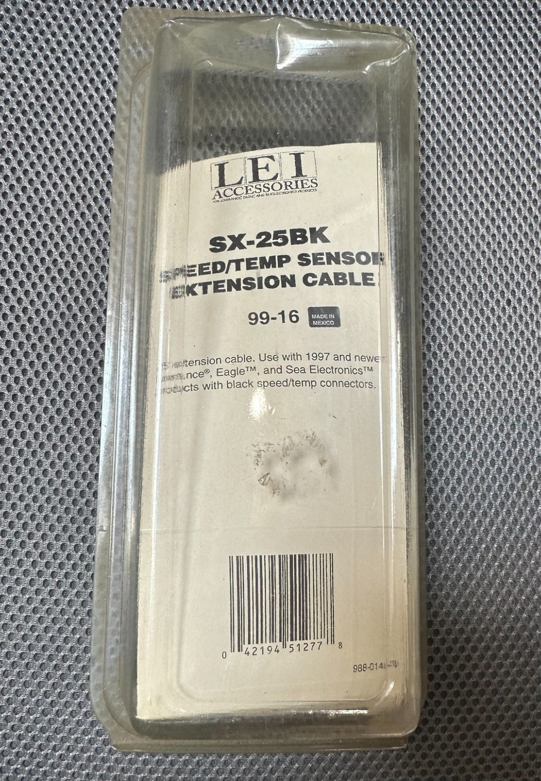 SX-25BK LEI – Speed/Temp Sensor Extension Cable – 99-16 LOWRANCE
