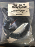 LOWRANCE TTH 1050-45 TRANSDUCER PLASTIC THRU HULL MOUNT 