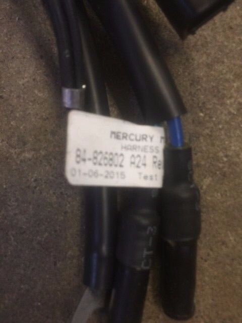 New 84-826802A24, 826802A24, OEM Mercury, Mercruiser Harness Assembly