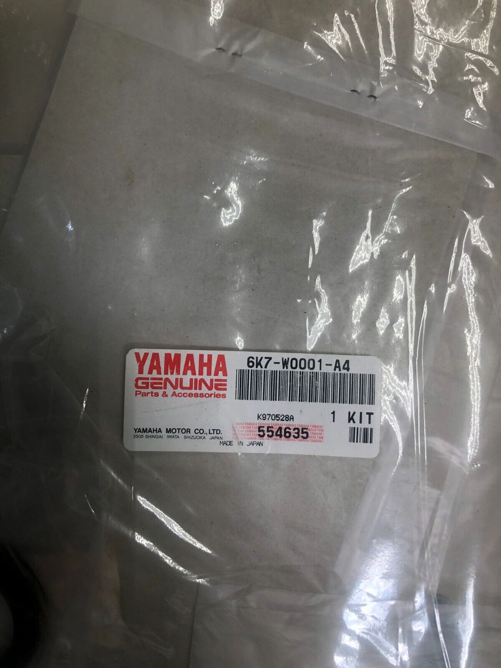 6K7-W0001-A4 Powerhead Gasket Kit OEM YAMAHA