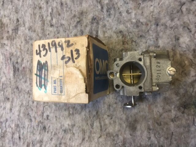 0431982, 431982 OMC, Johnson, Evinrude Carburator Assembly