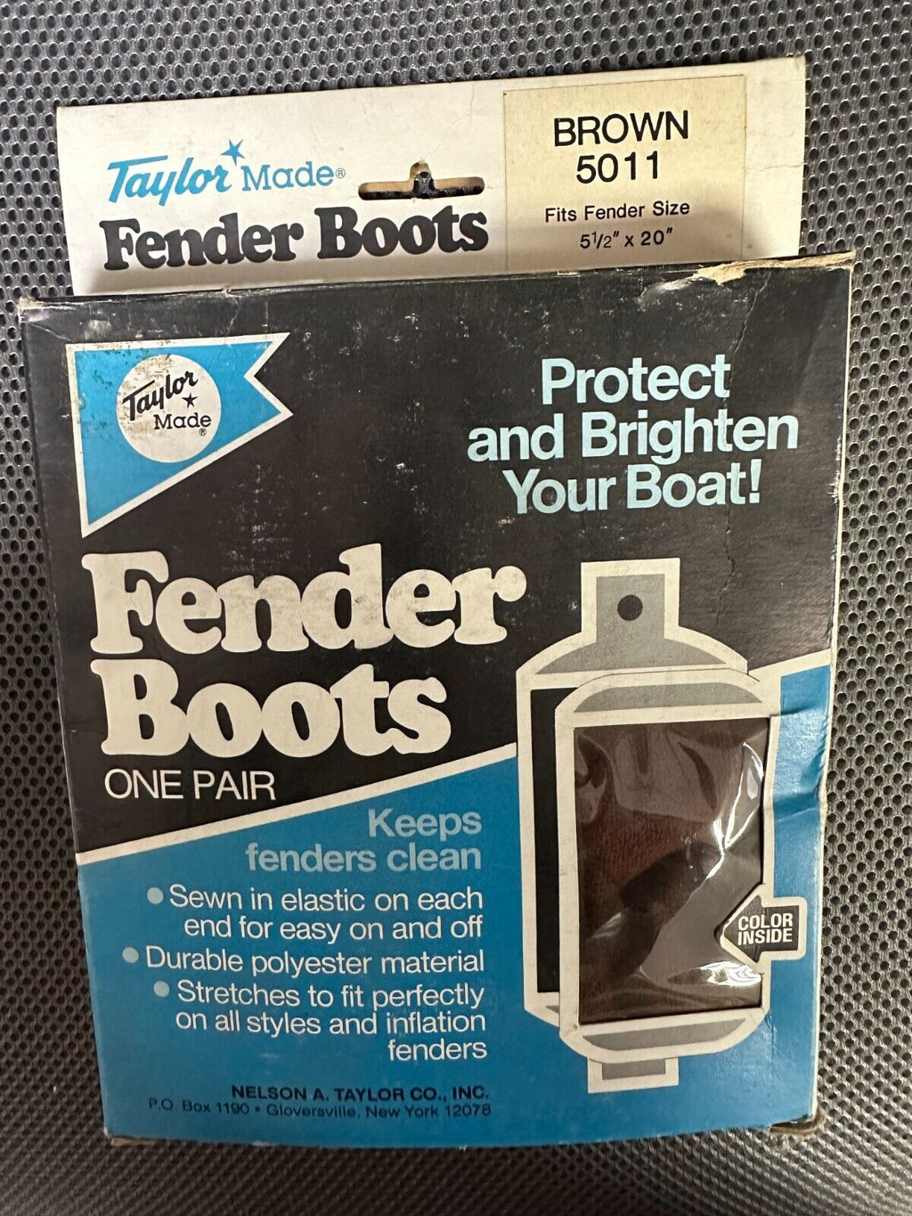 FENDER BOOT 5-1/2" X 20" TAYLOR BROWN 5011 - 2 PAK