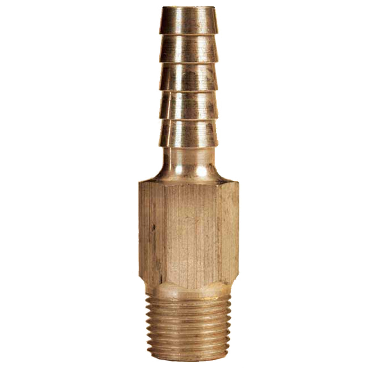 Moeller Brass Anti-Siphon Barb 3/8" NPT x 3/8"