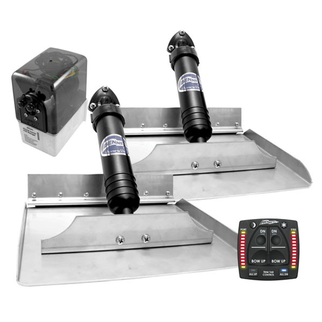 Bennett Hydraulic Trim Tab Kit w/ All-in-One Control