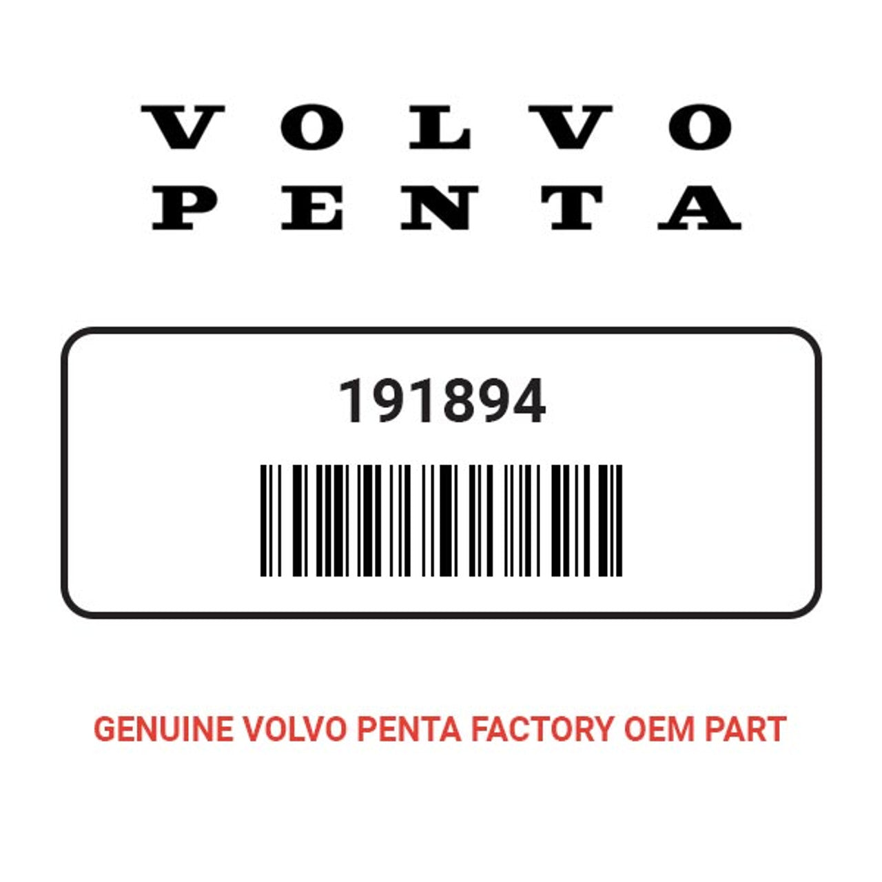 Volvo Penta 191894 Hexagon Nut
