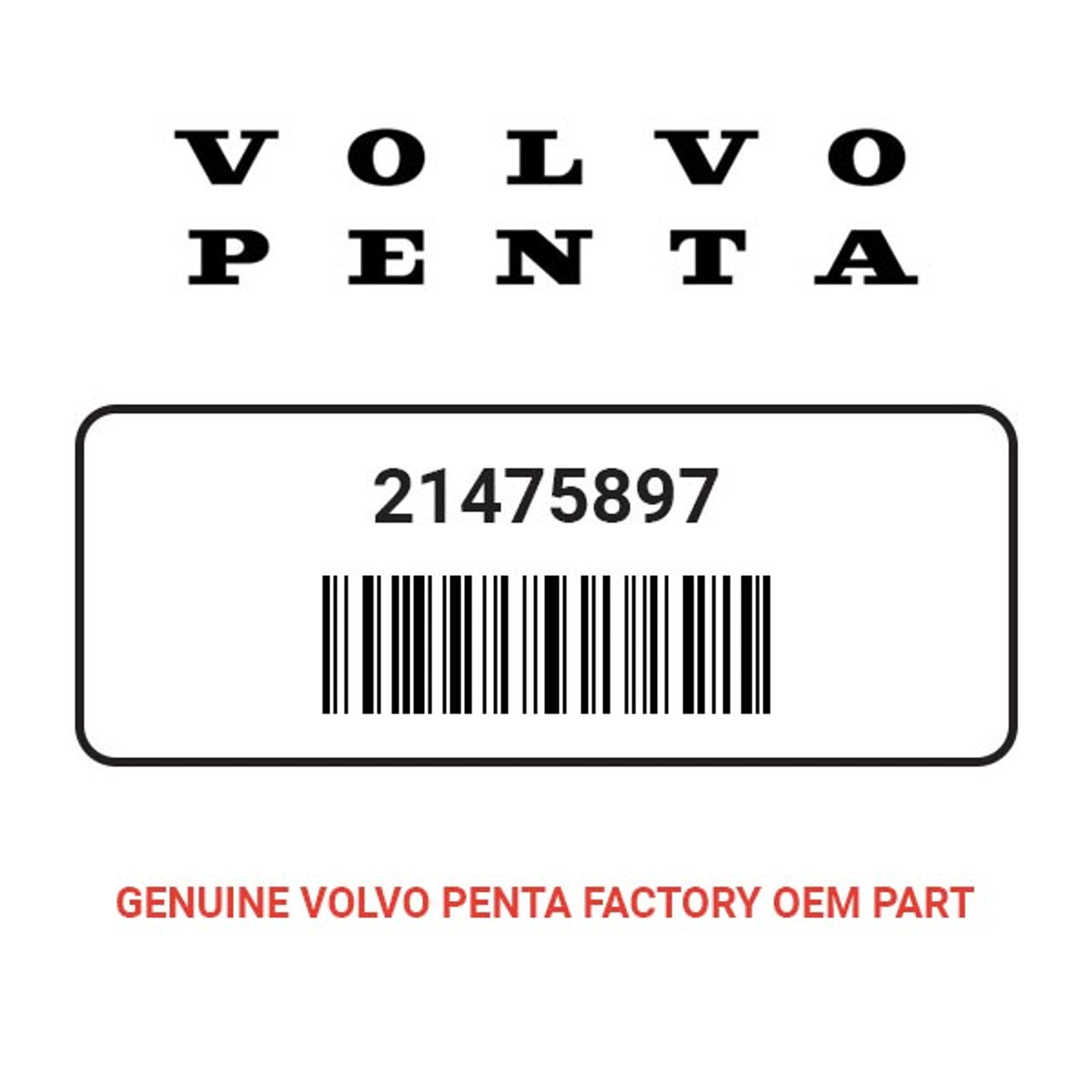 Volvo Penta 21475897 Plate