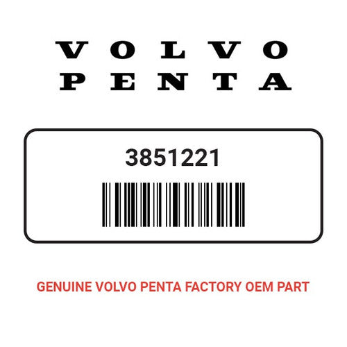 Volvo Penta 3851221 Touch-Up Engine Paint - Dark Gray