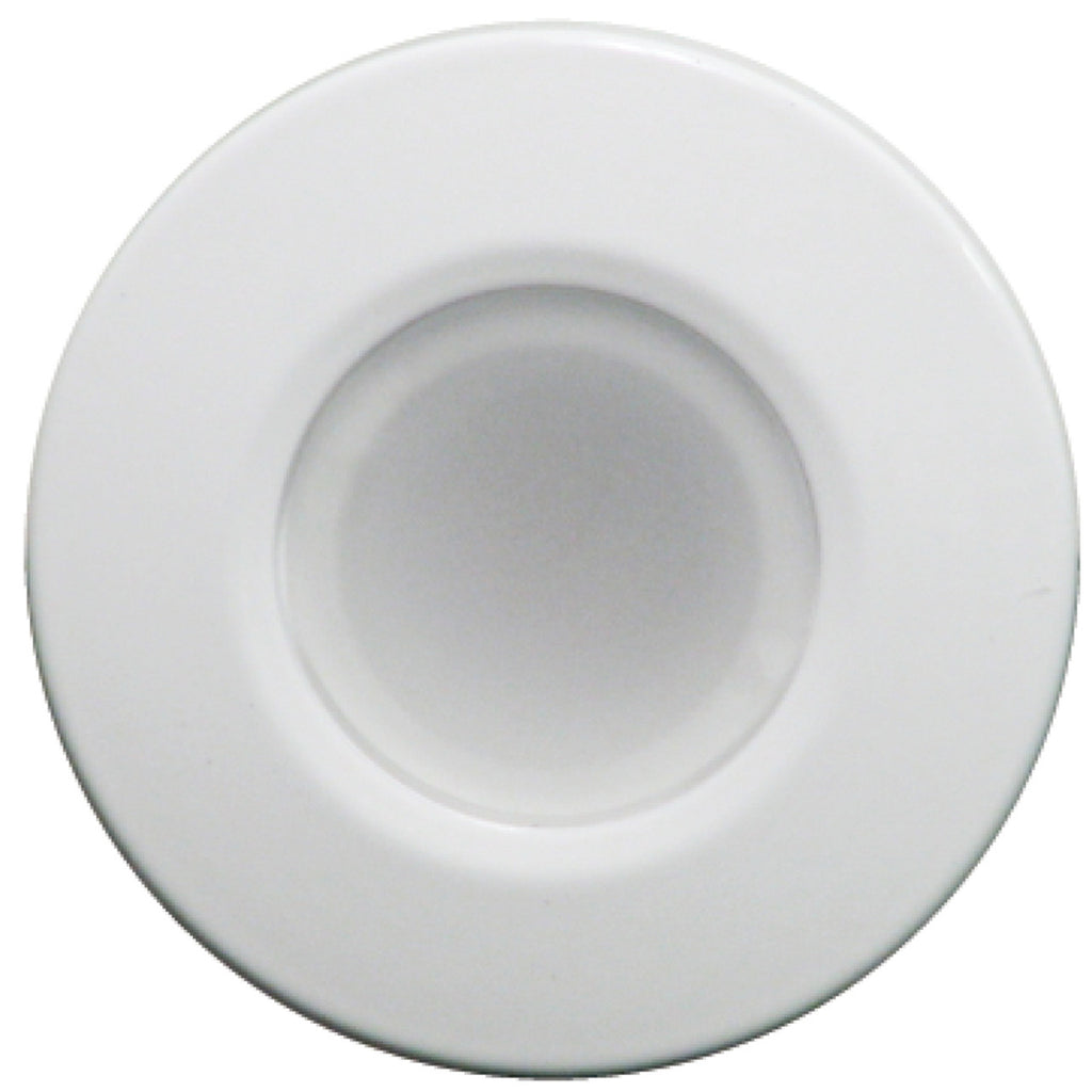 Lumitec Orbit - Flush Down Light - White Finish - 2-Color Blue